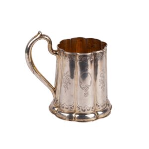 Lot 0166 <br/>Russian Silver Beer Cup / Tankard, Russia, mid-19th century <br/>Estimate: 800-1000€