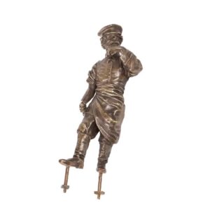 Lot 0019 <br/>Russian Bronze Composition “Dancing Peasant” <br/>Estimate: 600-800€