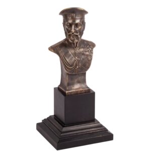 Lot 0021 <br/>Rare Russian Bronze Bust of Grand Duke Nikolai Nikolaevich, Bylewski <br/>Estimate: 9000-12000€