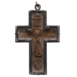 Lot 0260 <br/>Trinity-Sergius Lavra Reliquary Crucifix with Silver Mount, 17th–18th Century <br/>Estimate: 4500-6000€