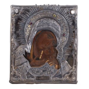 Lot 0266 <br/>Russian Icon of "The Mother of God of Korsun" <br/>Estimate: 3000-3500€