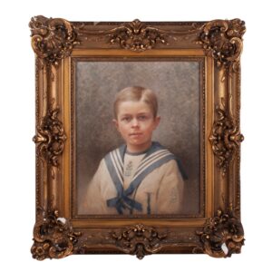 Lot 0296 <br/>Portrait of Tsarevich Alexei Nikolaevich Romanov, Russia, circa 1913–1914 <br/>Estimate: 4000-5000€