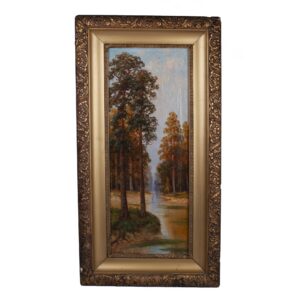 Lot 0302 <br/>"Autumn Landscape" attributed to Pavel Zigus <br/>Estimate: 2500-3000€