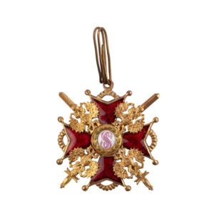 Lot 0311 <br/>Imperial Russian Order of St. Stanislaus, 2nd Class with Swords <br/>Estimate: 600-700€