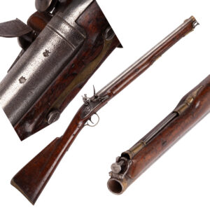 Lot 0341 <br/>British Paget type Napoleonic era hussar carbine <br/>Estimate: 1000-1300€