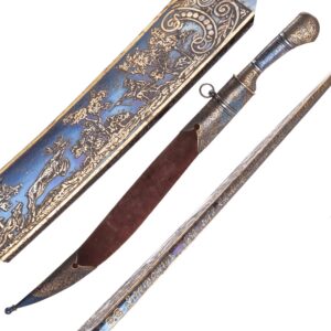 Lot 0358 <br/>Unusually Large Zlatoust Hunting Dagger in the Form of a Yataghan. Russia, 1875 <br/>Estimate: 7000-8000€