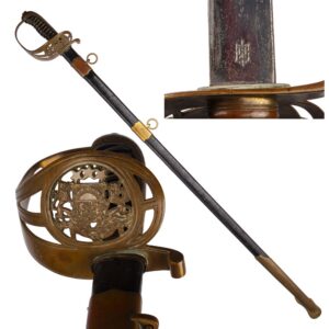Lot 0365 <br/>Extremely Rare Latvian Navy Officer’s Dress Sword by E. & F. Hörster. Solingen, circa 1920–1930 <br/>Estimate: 8000-9000€