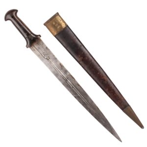 Lot 0377 <br/>Ottoman Kindjal (Kinjal) Dagger. Late 18th–Early 19th Century <br/>Estimate: 700-900€