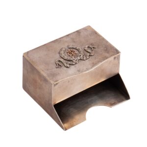 Lot 0042 <br/>Russian Business Card Case and Stamp Dispenser “FM”, Israel Szekman, Warsaw, 1908–1917 <br/>Estimate: 600-700€