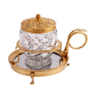 Lot 0071 <br/>Imperial Glass Manufactory Glass with Stand and Cover, St Petersburg, 1820 <br/>Estimate: 6000-8000€