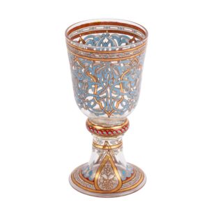 Lot 0085 <br/>Russian Imperial Glass Goblet, Imperial Glass Factory, St Petersburg, 1880s <br/>Estimate: 6000-8000€