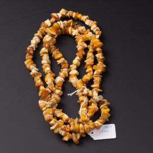 Antique amber necklace. — image 1