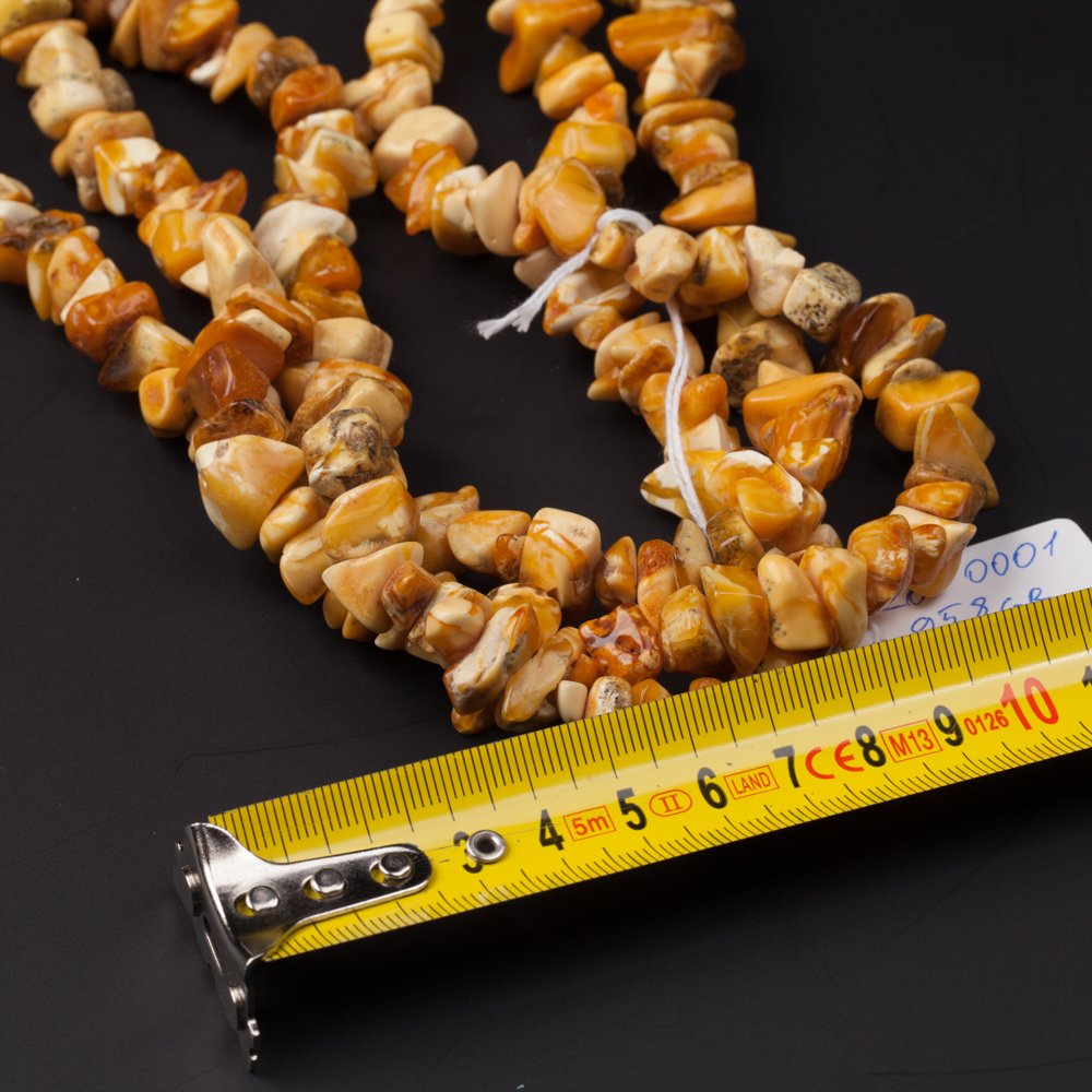 Antique amber necklace. — image 3