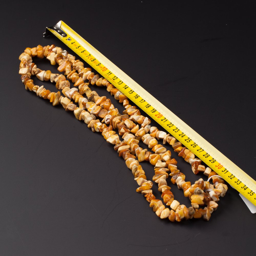 Antique amber necklace. — image 4