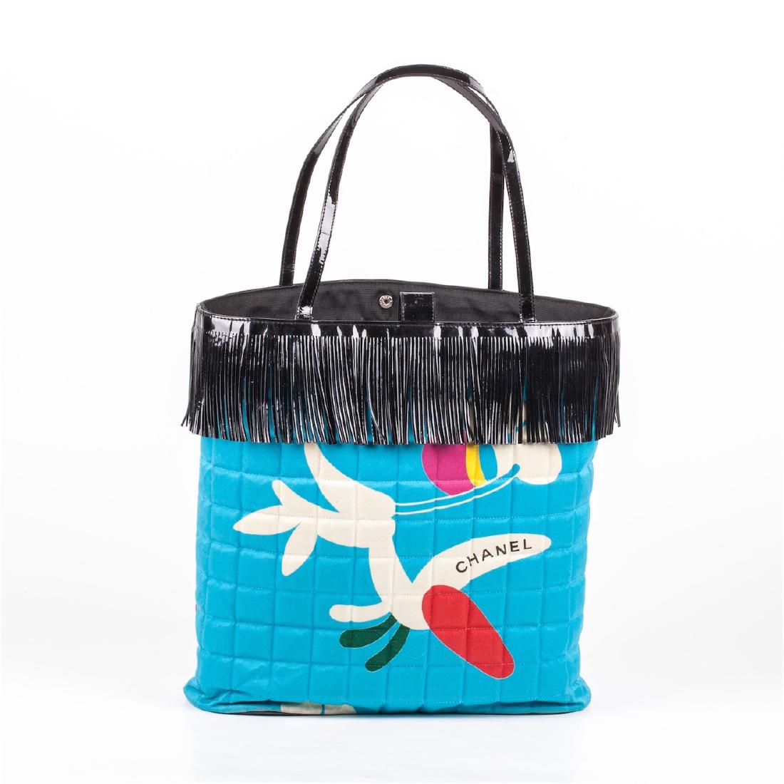 Chanel silk bag — image 2
