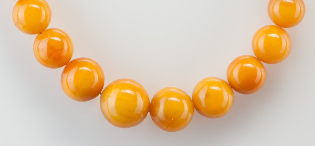 Natural Baltic Amber Butterscotch necklace. — image 4