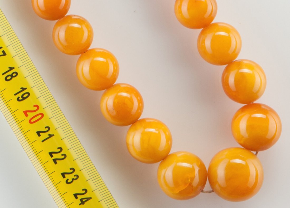 Natural Baltic Amber Butterscotch necklace. — image 5