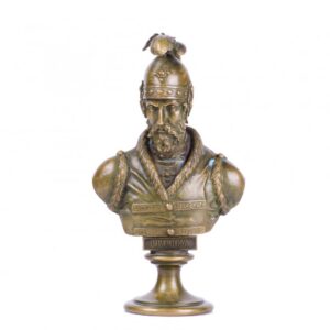Russian bronze bust of Grand Duke Rurik, F. Chopin — image 1
