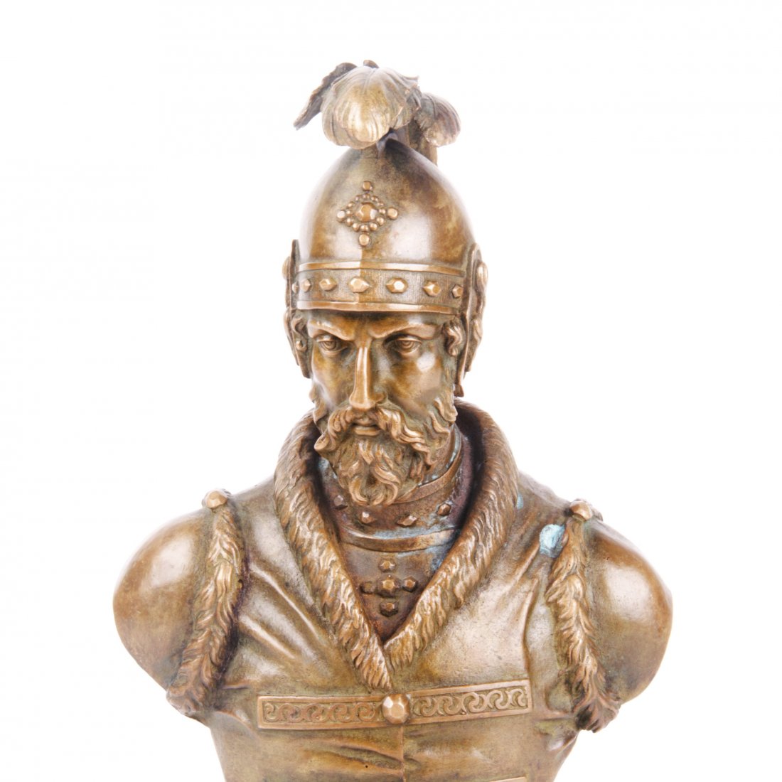 Russian bronze bust of Grand Duke Rurik, F. Chopin — image 2
