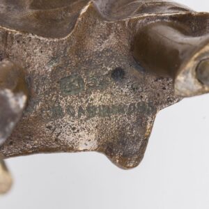 Russian bronze composition "Goat shepherd" — image 6