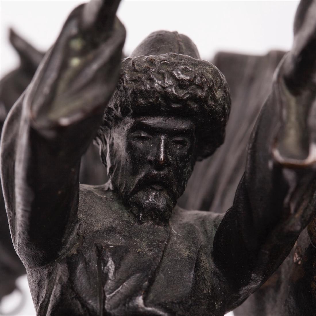 Russian bronze sculpture "Praying moslem" — image 7