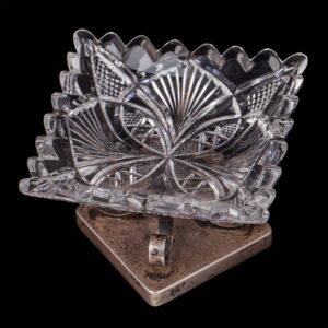 Russian silver and cut-glass vase, A. Lubavin — image 2
