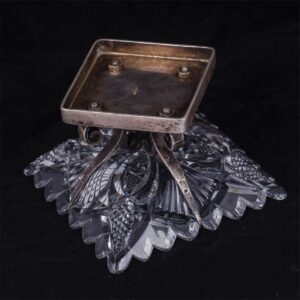 Russian silver and cut-glass vase, A. Lubavin — image 3