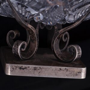 Russian silver and cut-glass vase, A. Lubavin — image 4