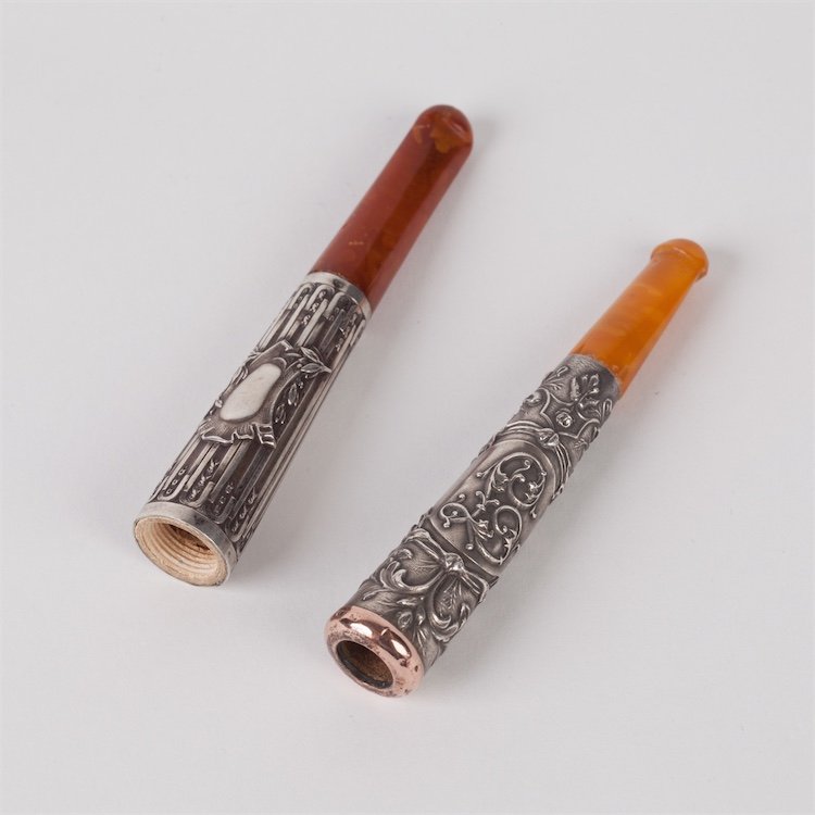 Two amber mouthpieces. — image 2