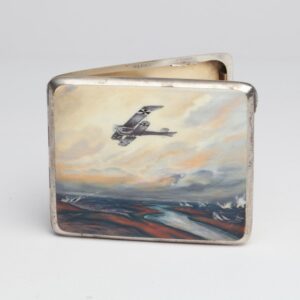 Sigarette case. First world war. Marked 900. — image 1
