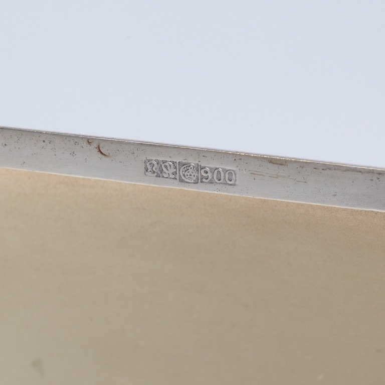 Sigarette case. First world war. Marked 900. — image 2