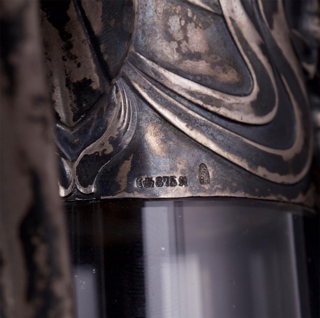 Silver and cut-glass carafe in Art Nouveau style — image 8