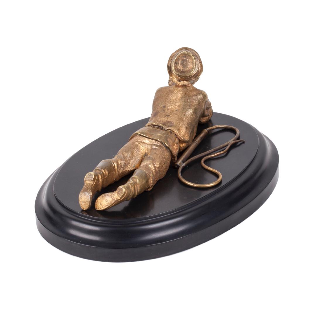 Bronze and marble composition "Young shepherd" — image 3