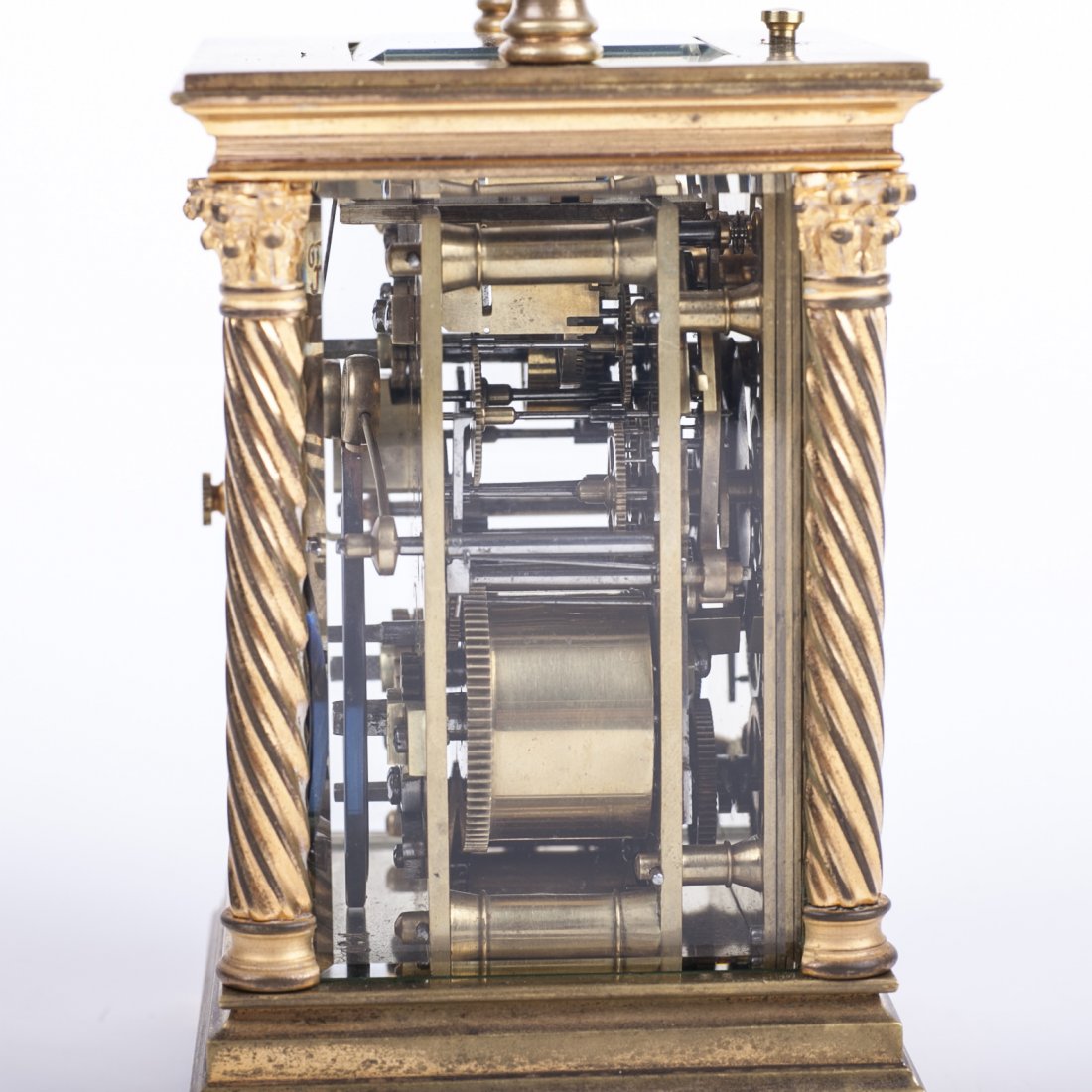 Carriage clock with the key and alarm — image 6