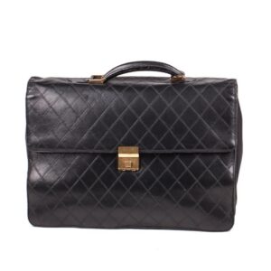Leather Chanel briefcase — image 1