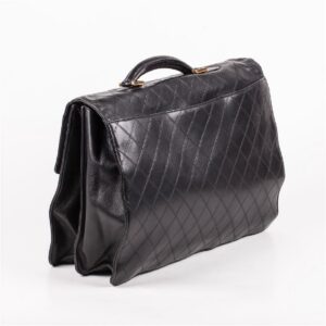 Leather Chanel briefcase — image 2