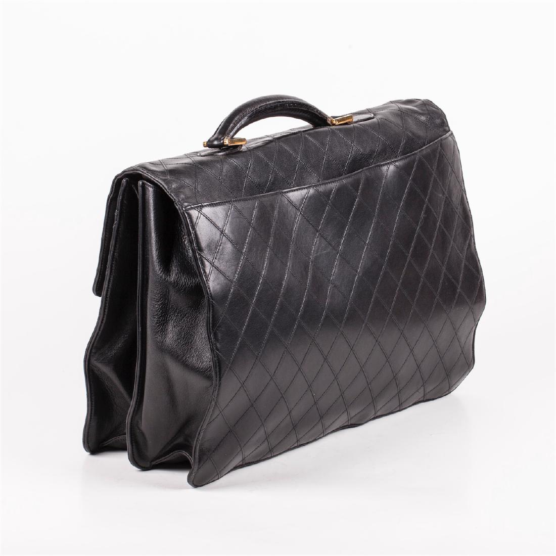 Leather Chanel briefcase — image 2