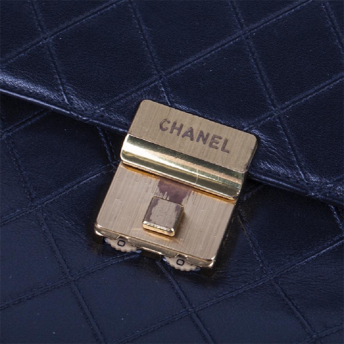 Leather Chanel briefcase — image 4