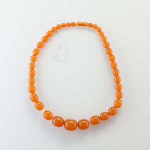 Natural Baltic Amber necklace, pressed. — image 4