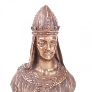 Russian bronze bust of Grand Princess Olga, F. Chopin — image 2