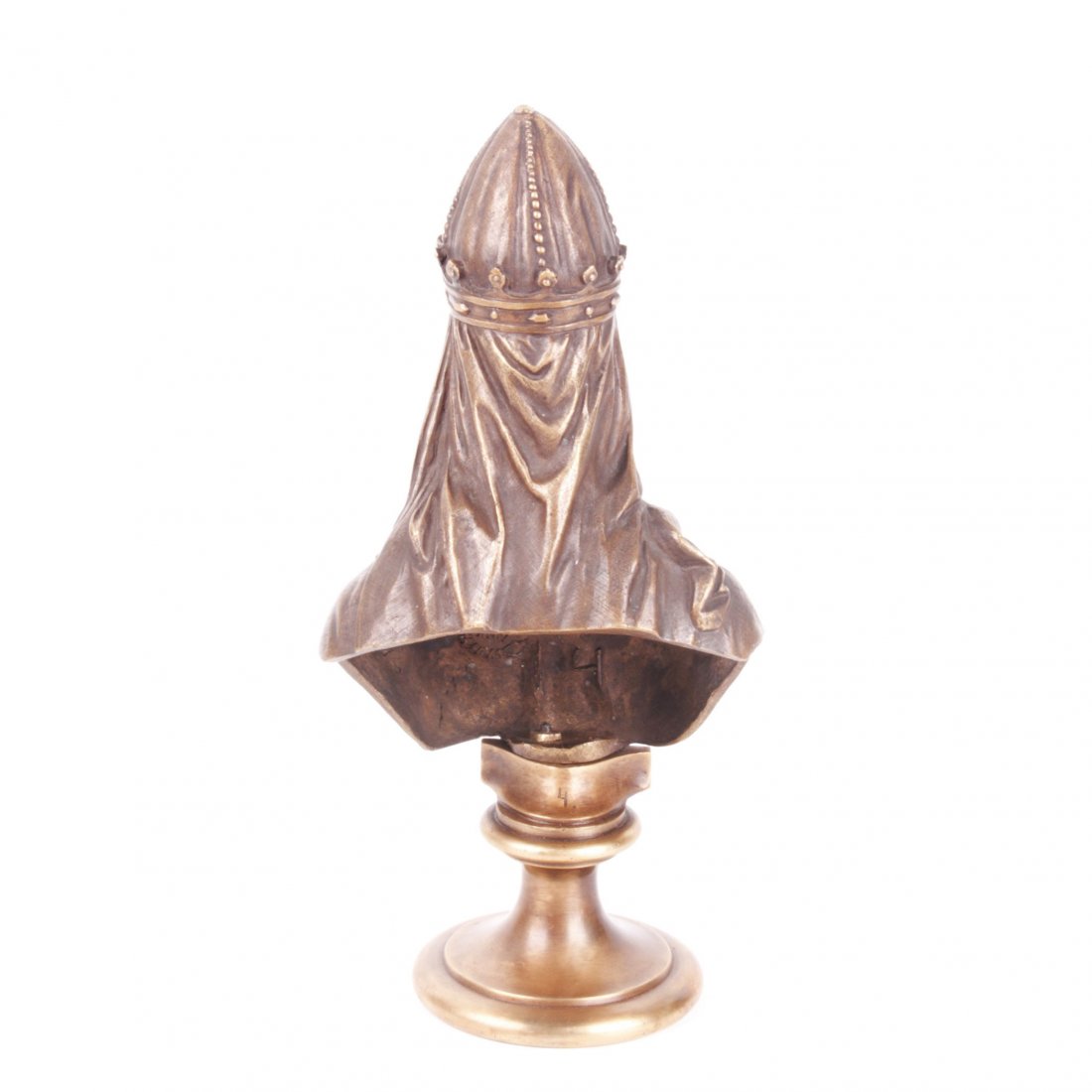 Russian bronze bust of Grand Princess Olga, F. Chopin — image 4