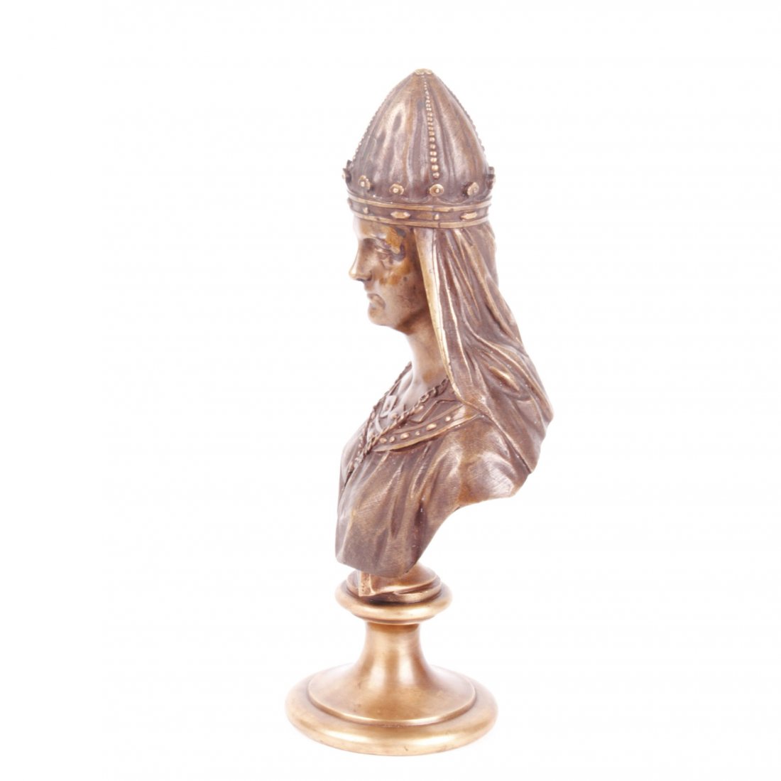 Russian bronze bust of Grand Princess Olga, F. Chopin — image 5