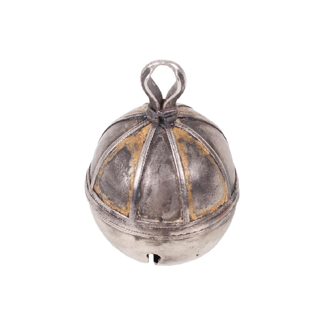 Russian silver-gilt home pet colar bell — image 2