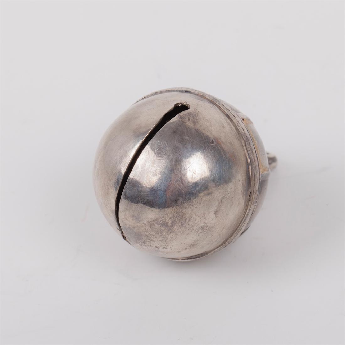 Russian silver-gilt home pet colar bell — image 3