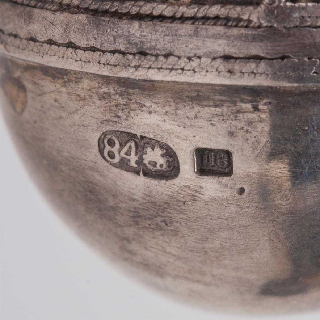 Russian silver-gilt home pet colar bell — image 4