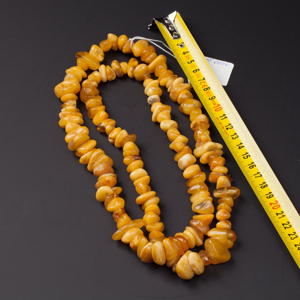Antique amber necklace. — image 2