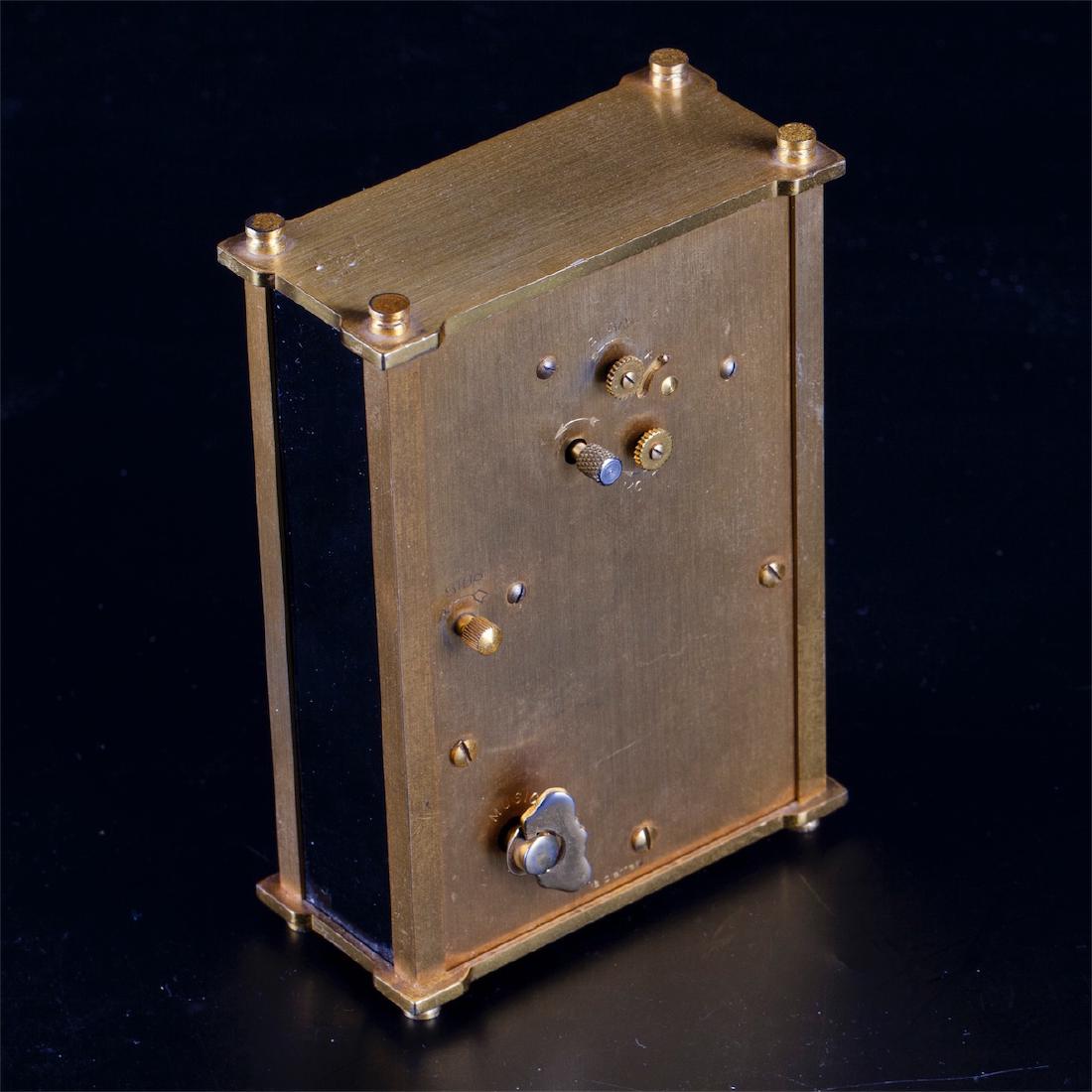 Jaeger Le Coultre vintage Swiss desk clock with a — image 3