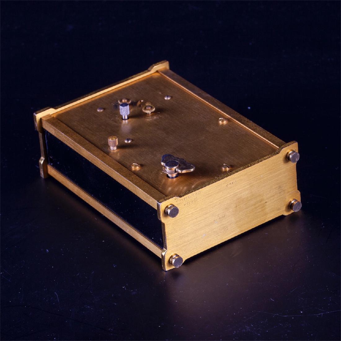 Jaeger Le Coultre vintage Swiss desk clock with a — image 4