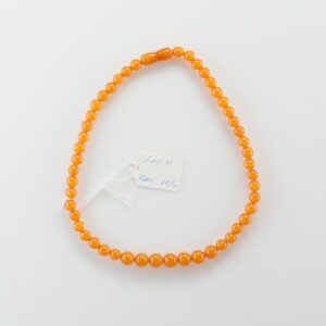 Natural Baltic Amber necklace, pressed. — image 3