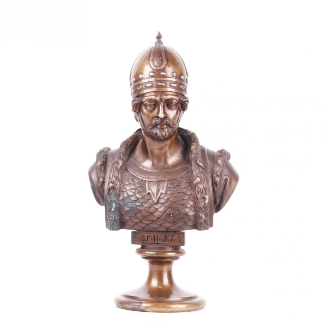 Russian bronze bust of Grand Duke Yaropolk I, F. Chopin — image 1